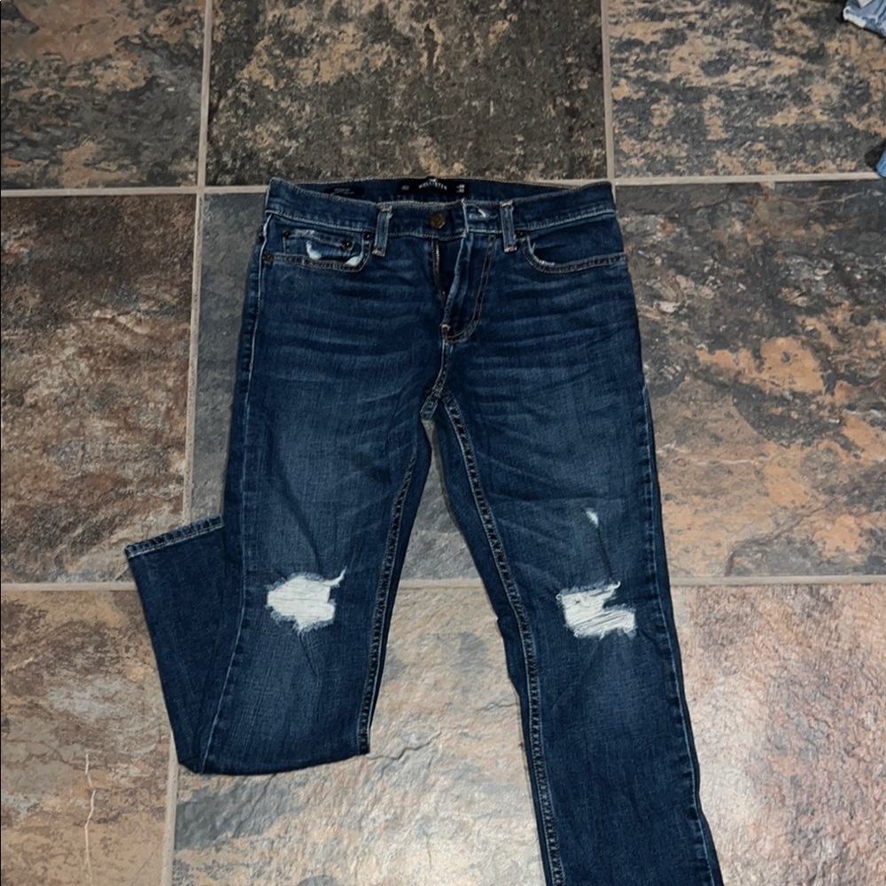 Hollister Blue Skinny Jeans